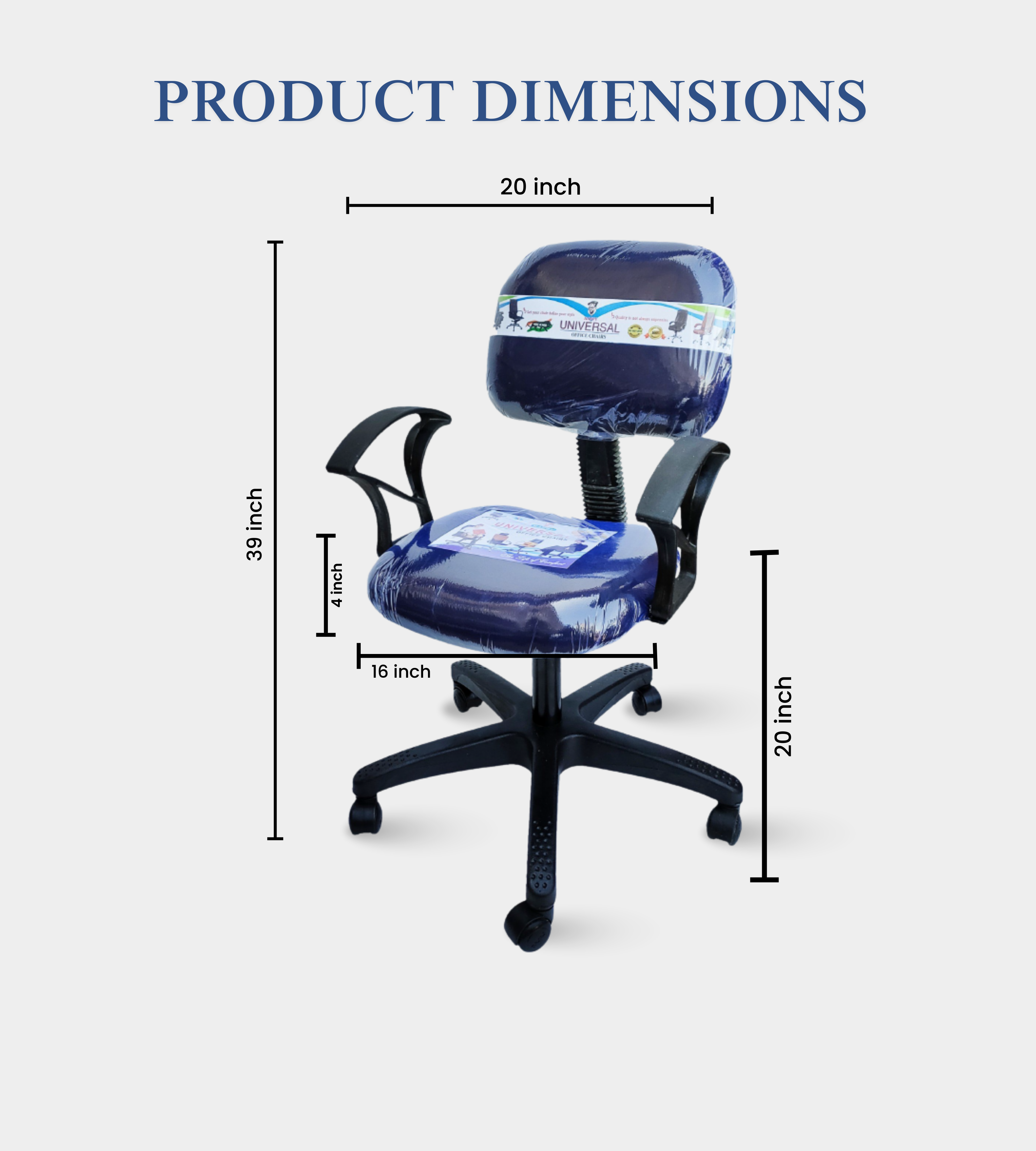 Computer Chair (With Handles)