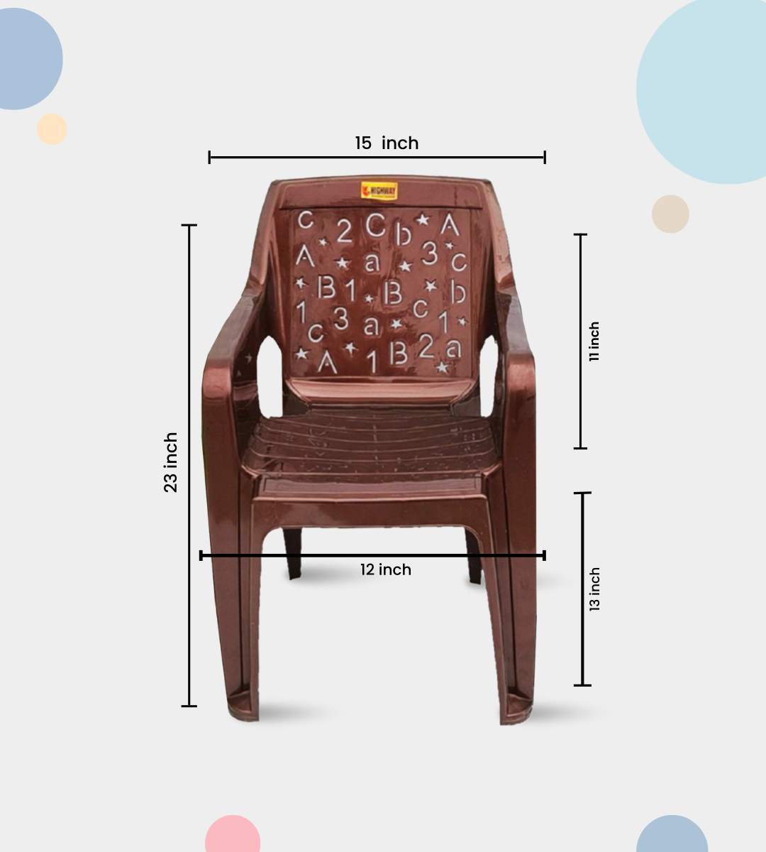 Highway Baby Chair abcd (Brown)