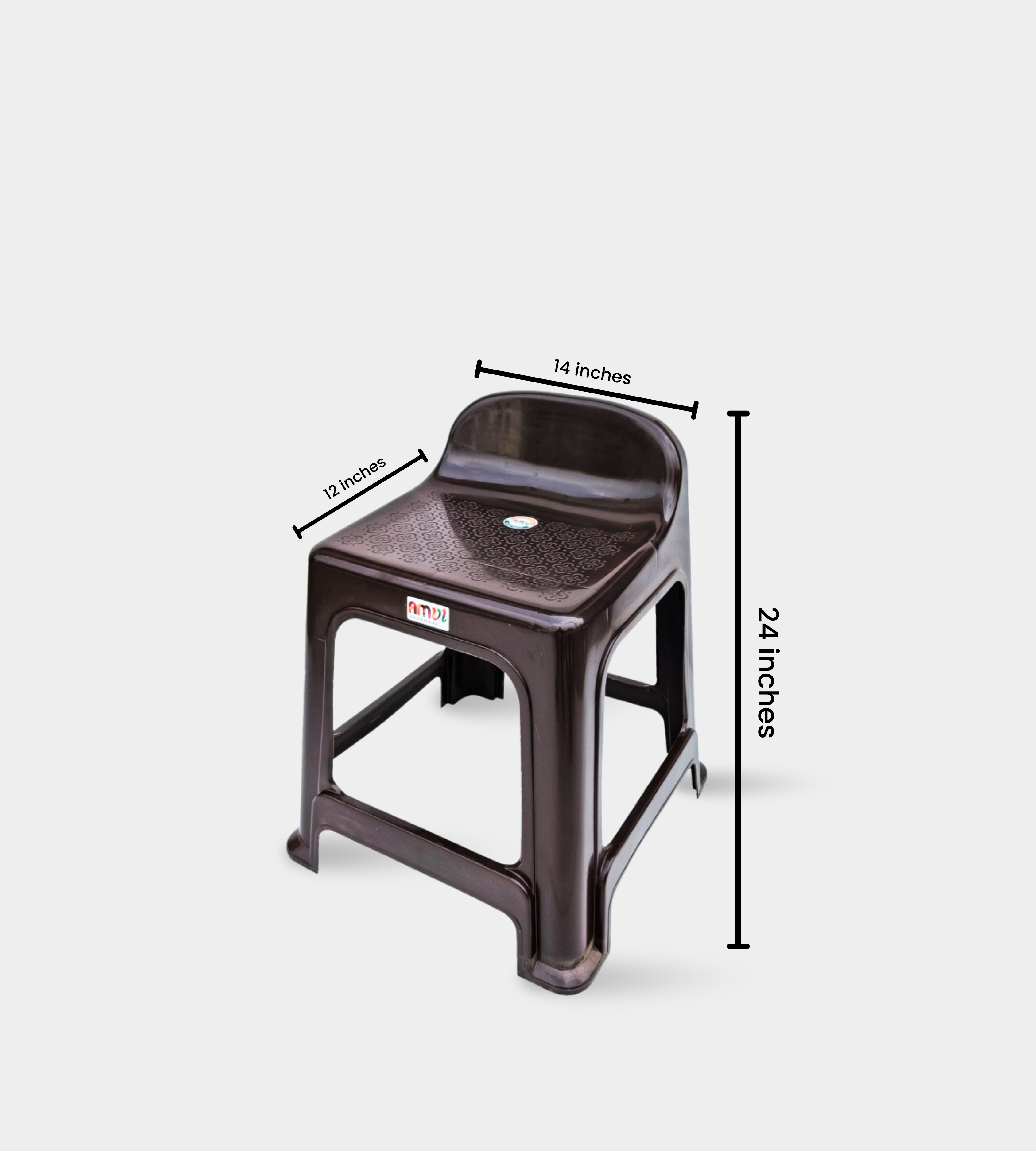 Tik Tok Stool (Brown)